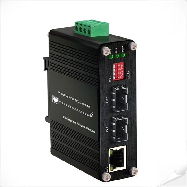Can an AC switch be directly connected to a fiber optic cable 