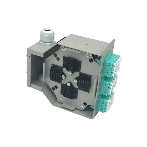 Fiber optic sensor connected to cable chain