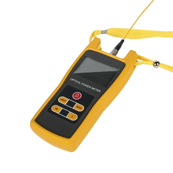 The color stripe on the optical cable sheath has faded