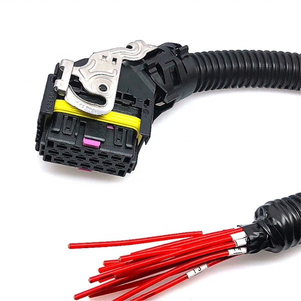 What wires are inside a secondary distribution box 