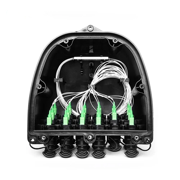 Outdoor fiber optic cable composite line