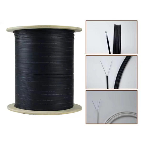 Aerial cabling process for fiber optic cables