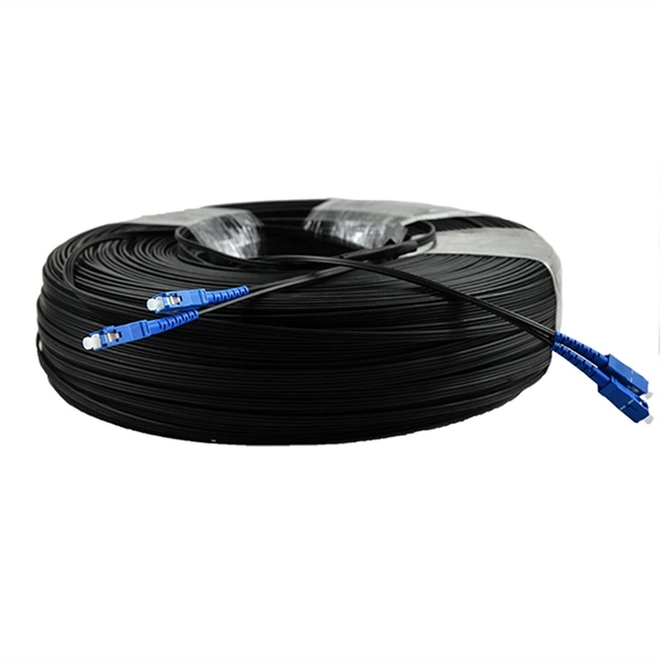 Is the fiber optic cable junction box near the utility pole 