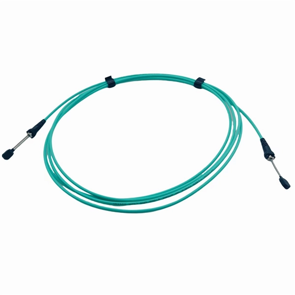 Large pigtail slot with small lower fiber inlet hole