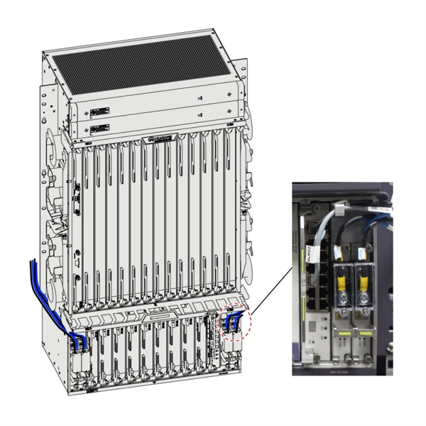 Installation of spring pins in distribution boxes