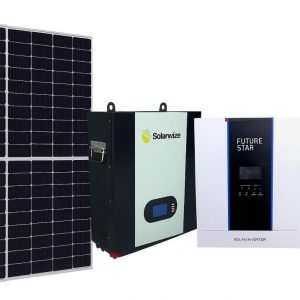 Complete off-Grid solar power kit 3kw future star hybrid inverter 3x 585w canadian solar panel